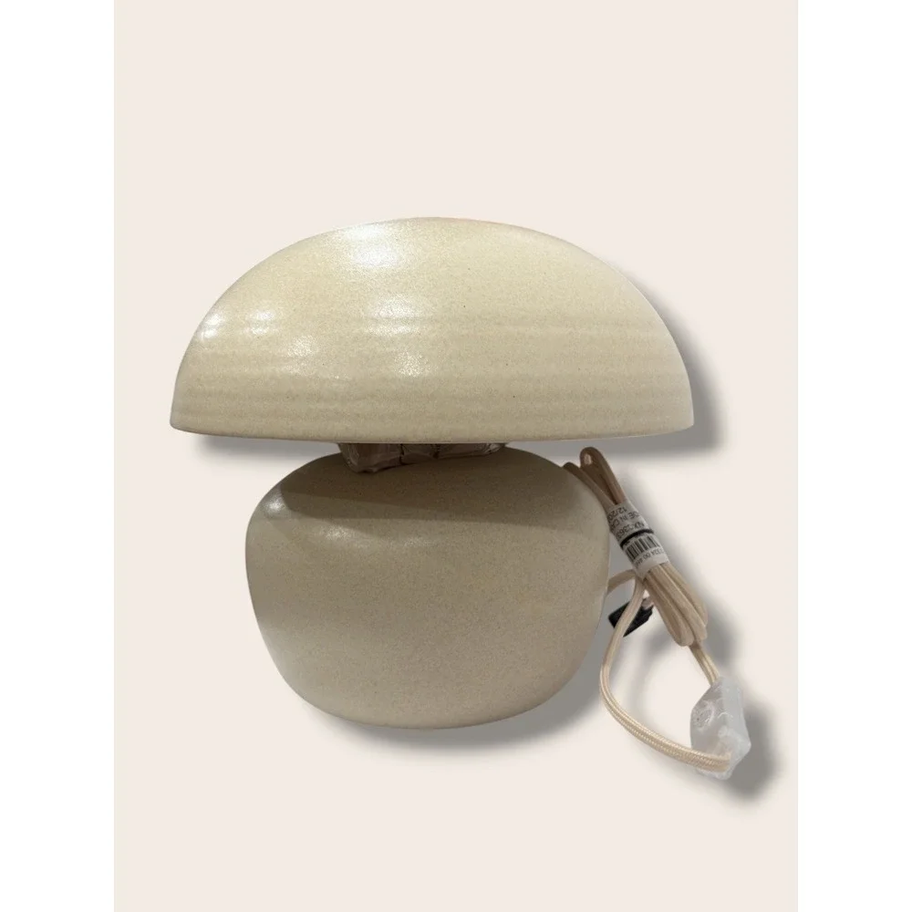 Ceramic Mushroom Table Lamp Sour Cream - Hearth & Hand Magnolia, Target